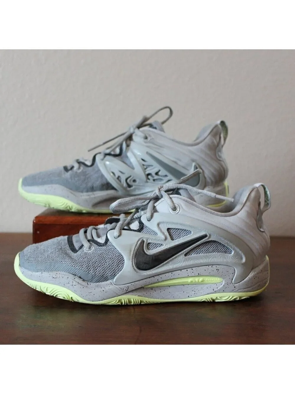 Nike Men's KD 15 TB Basketball Shoes Wolf Gray D09826 Size 8